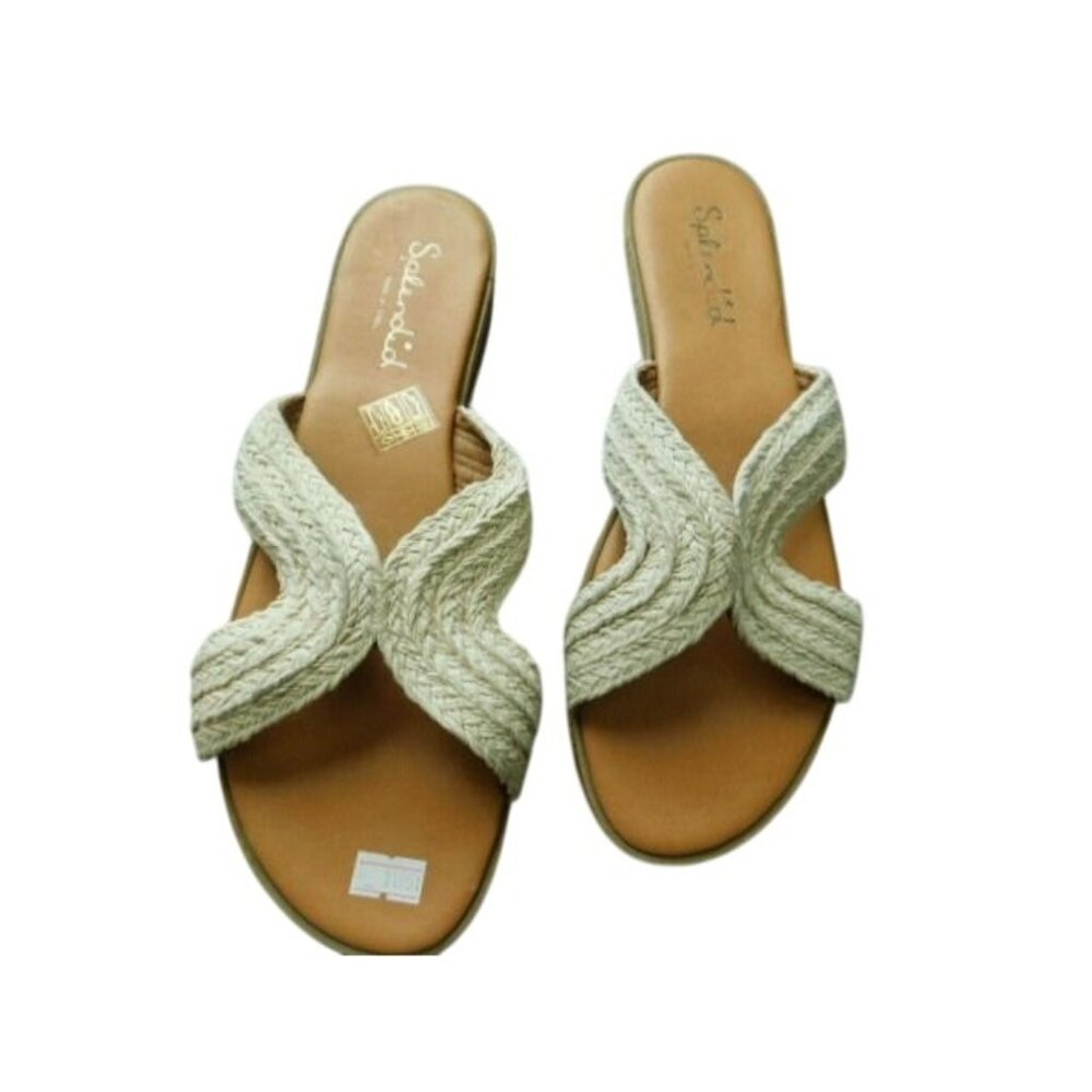 Splendid Size 11 Flat Rope Covered Sandals Flats